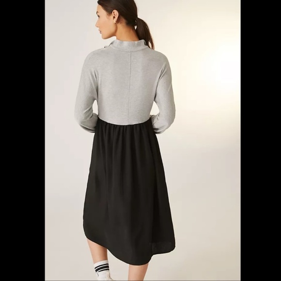 Anthropologie NWT Contrast Polo MIDI Dress Size S. - Picture 2 of 6